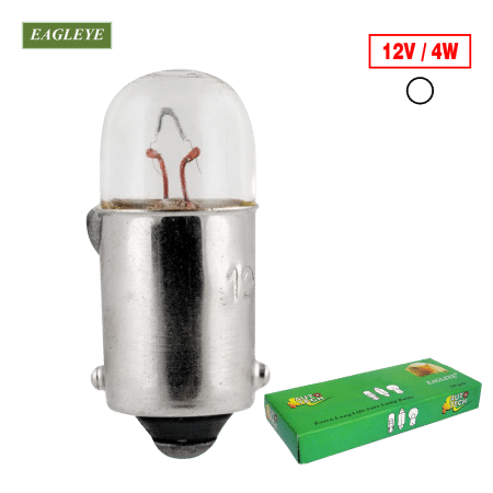 FOCO BOMBILLA T8.5 12V 4W BA9S X10PZS