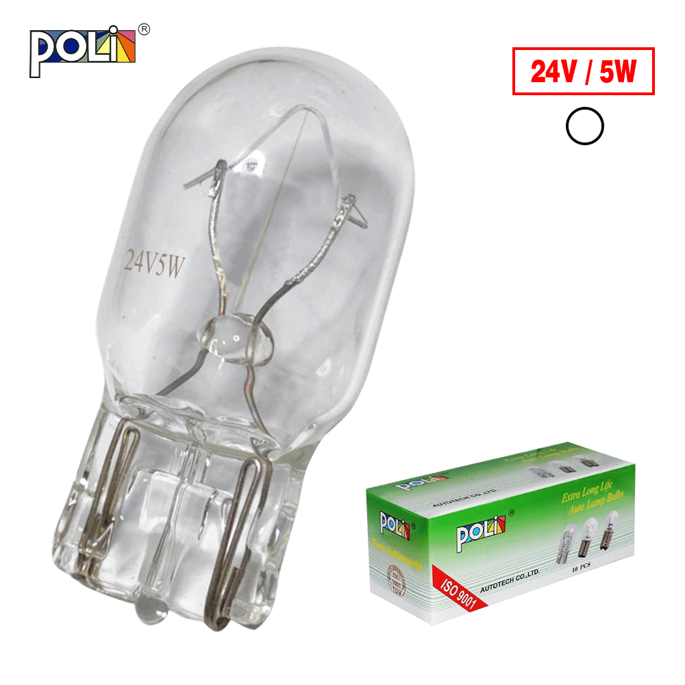 FOCO LAGRIMA T10 24V 5W X10PZS