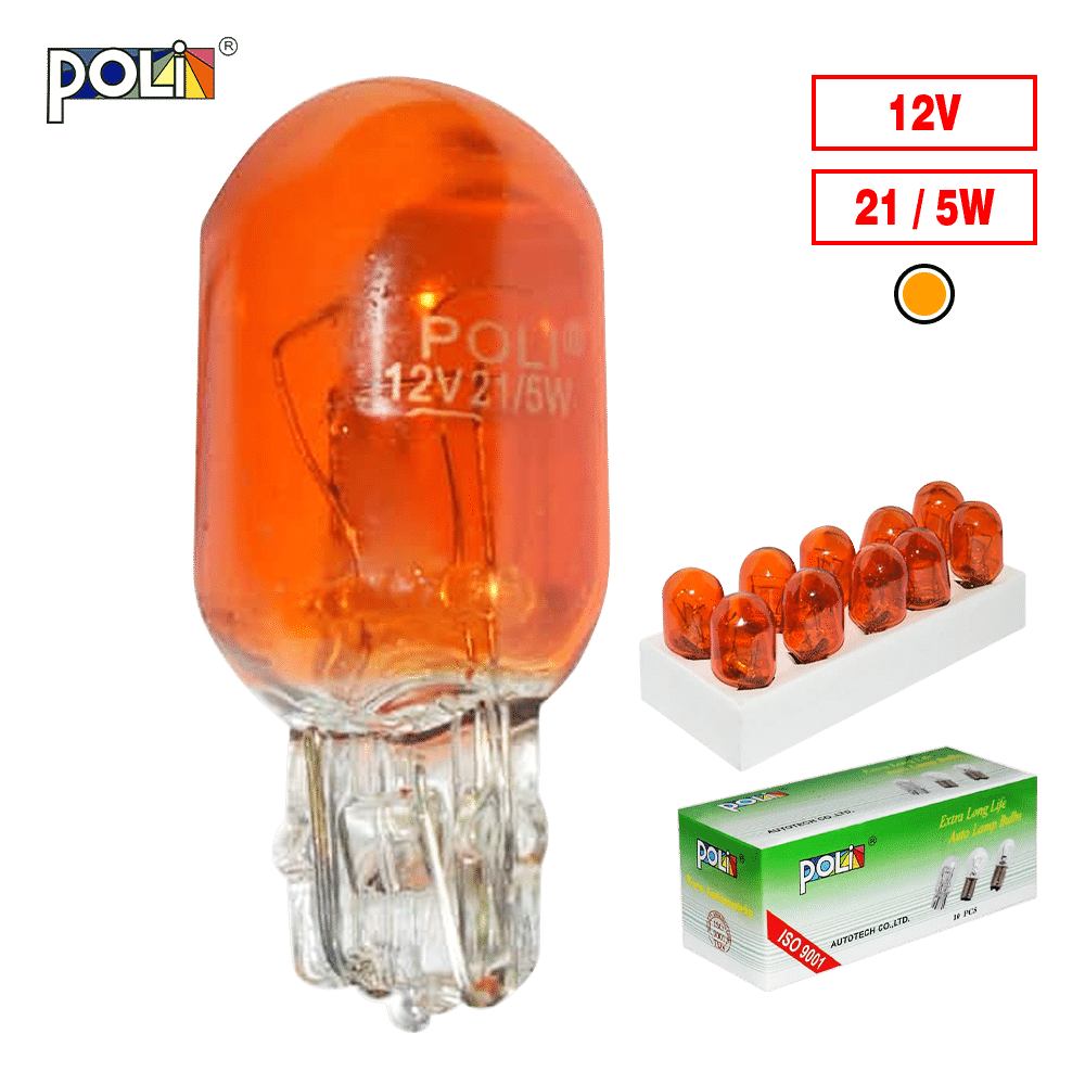 FOCO LAGRIMON 2 CONT T20 12V 21/5W AMBAR X10PZS