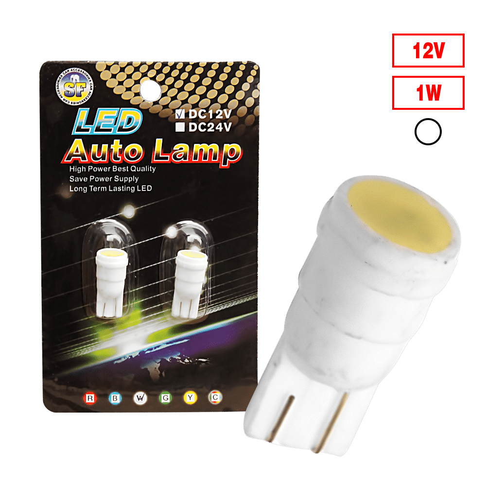 FOCO LED T10 12V 1W BLANCO