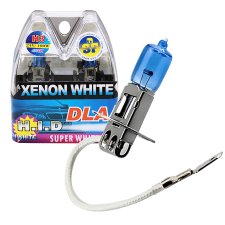 FOCO HALOGENO H3 24V 100W SUPER WHITE