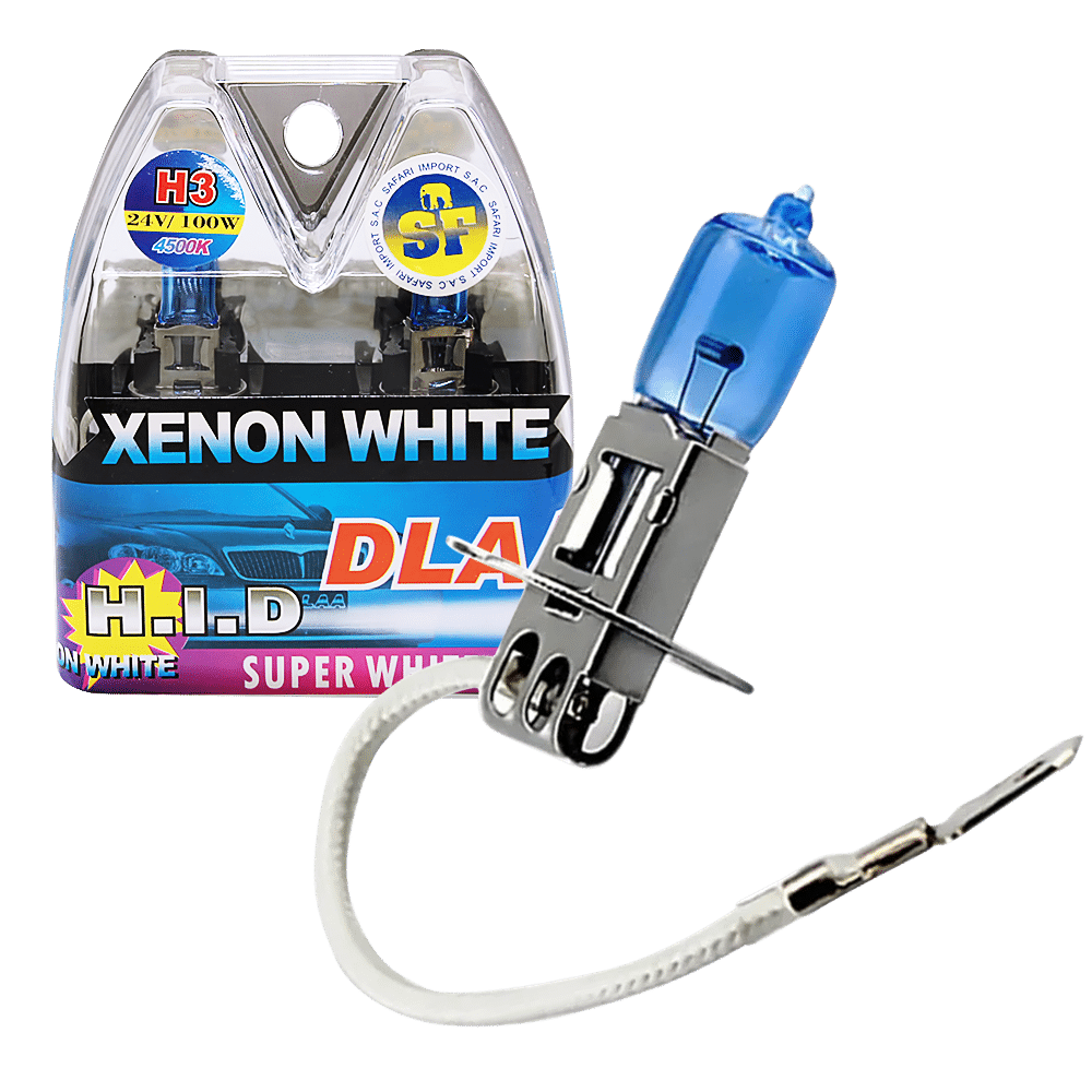 FOCO HALOGENO H3 24V 100W SUPER WHITE