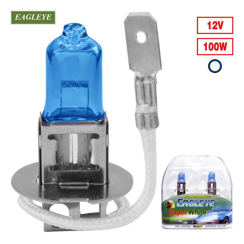 FOCO HALOGENO H3 12V 100W SUPER WHITE X2PZS