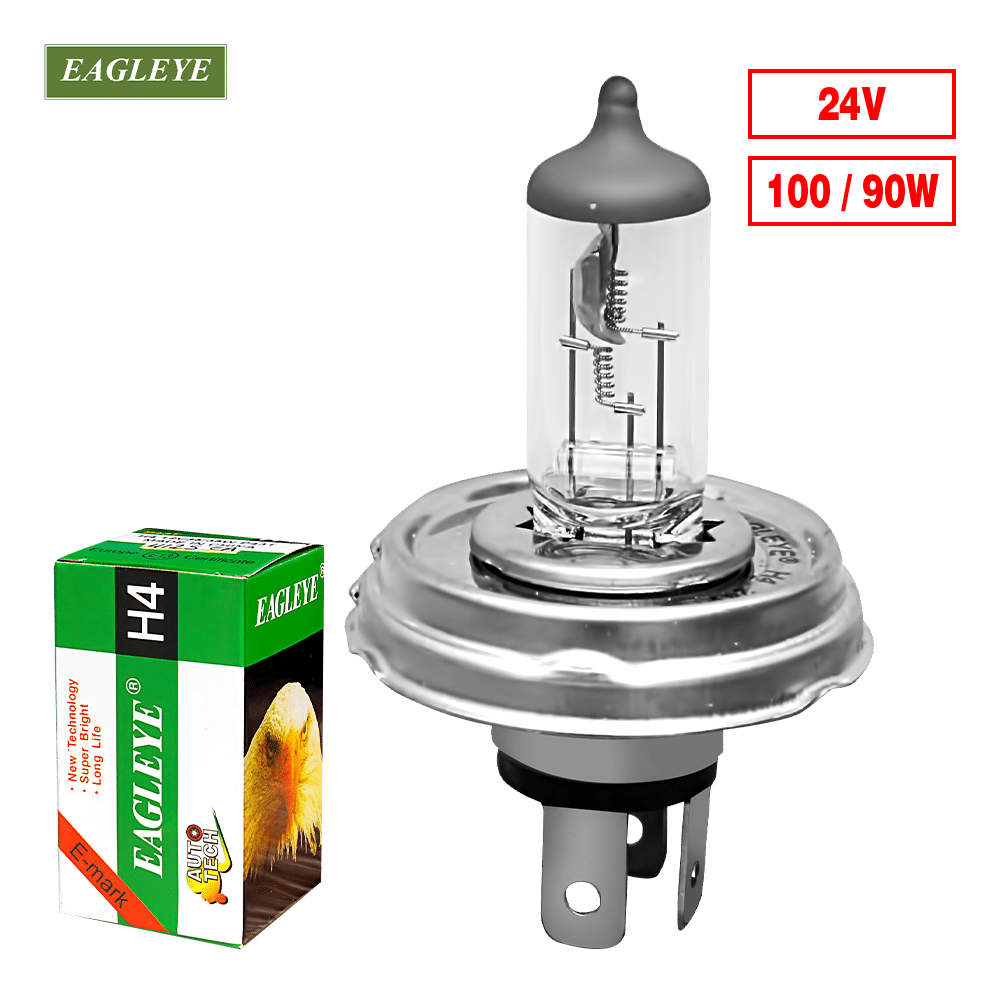 FOCO HALOGENO H4 24V 100/90W P43T