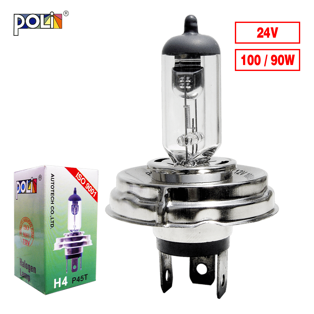 FOCO HALOGENO H4 24V 100/90W P45T