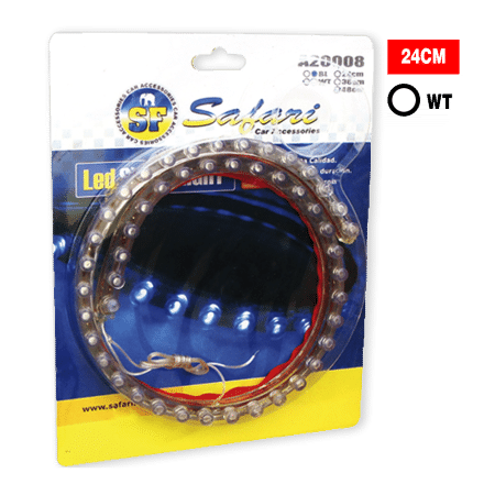 CINTA FLEXIBLE 24CM LED BLANCO LE3009WT-24CM