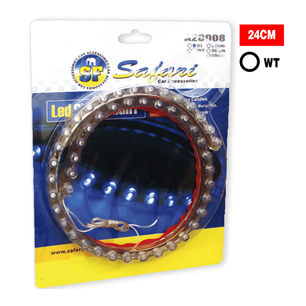 CINTA FLEXIBLE 24CM LED BLANCO LE3009WT-24CM