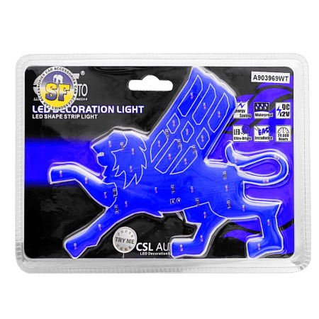 STIKER CON 30 LEDS BLANCO