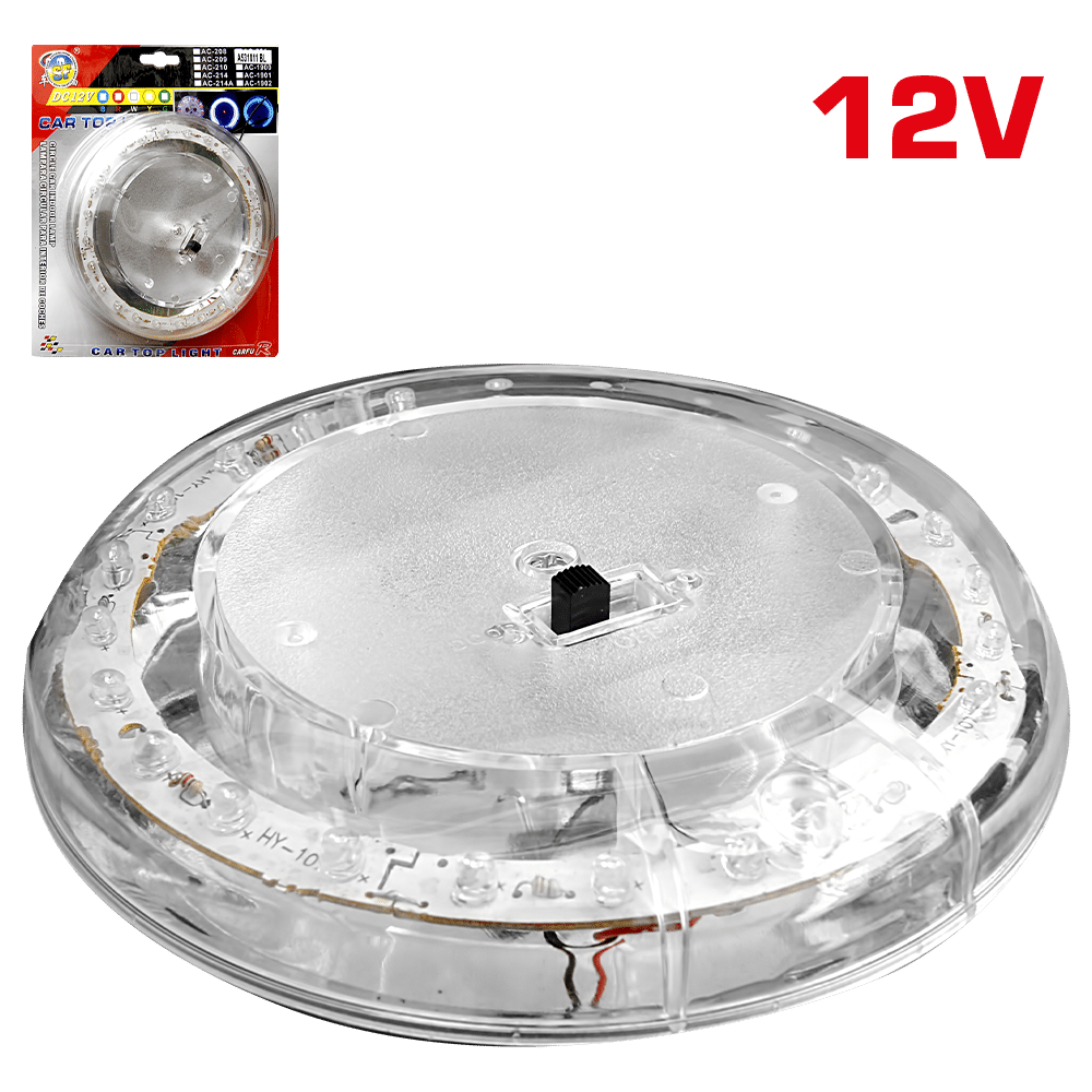 LUZ INTERIOR 12V CICULAR LED AZUL