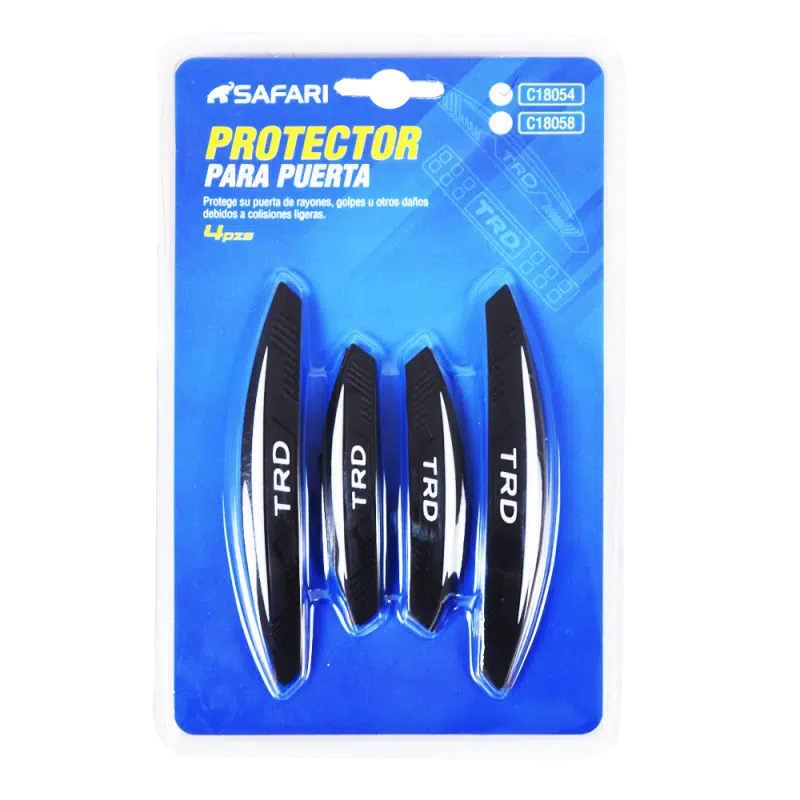 PROTECTOR PUERTA PVC SRD DEPORTIVO CURVO 4PZS/SET