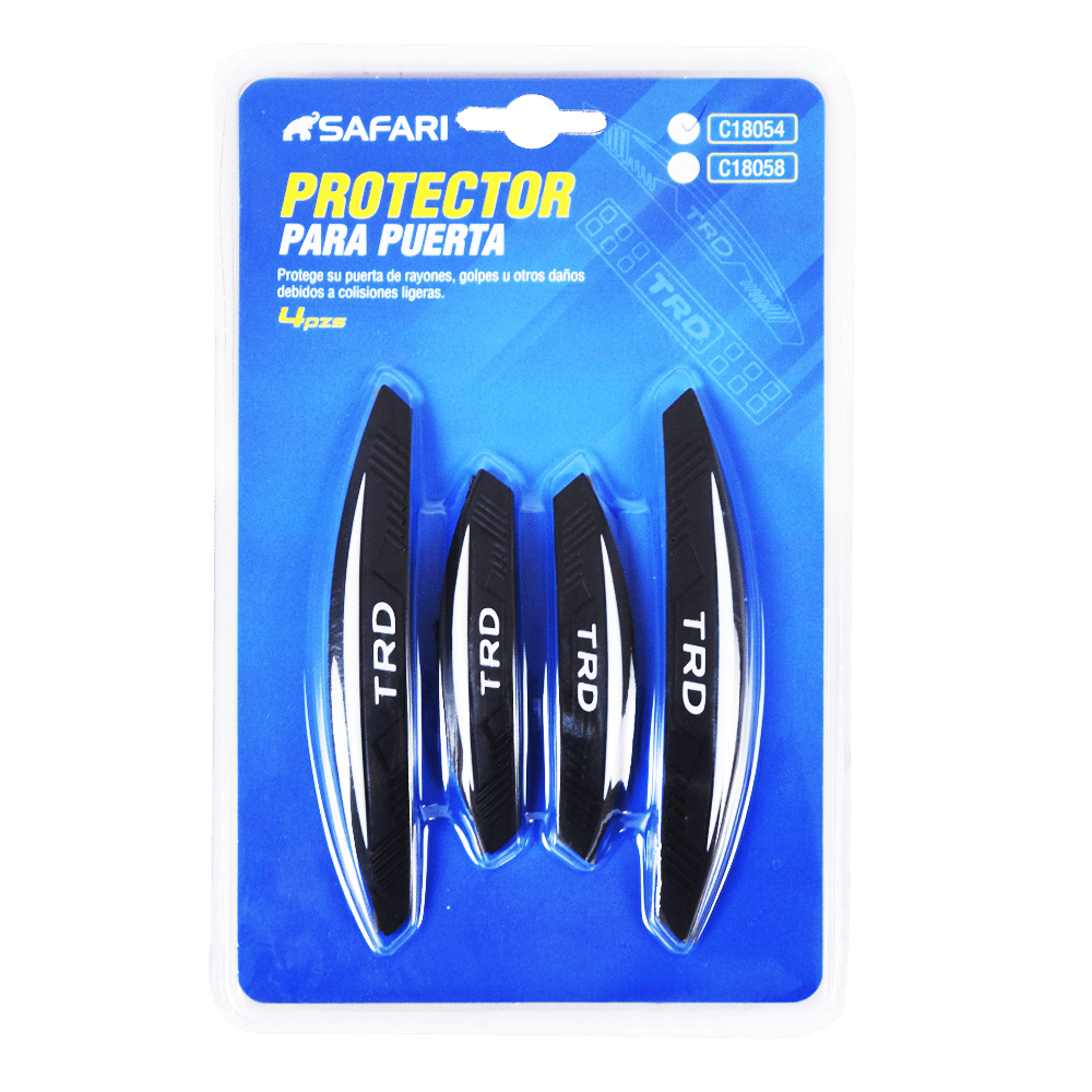 PROTECTOR PUERTA PVC SRD DEPORTIVO CURVO 4PZS/SET