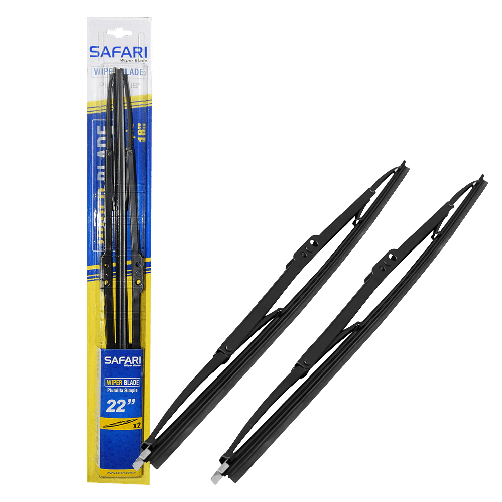 PLUMILLA UNIVERSAL X2 MARCO METALICO SOPORTE ABS 22PULG