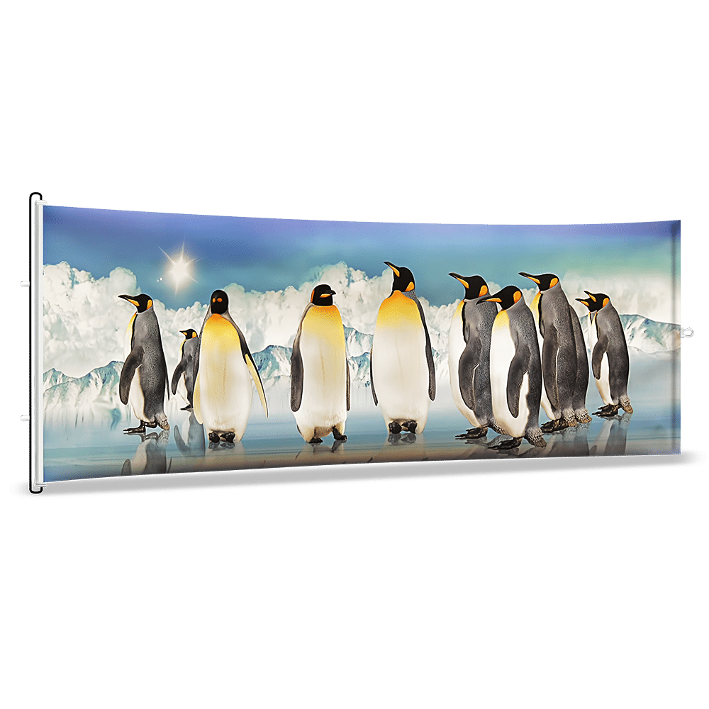 TAPASOL CORREDIZO 42CMX1.3M. PINGUINOS