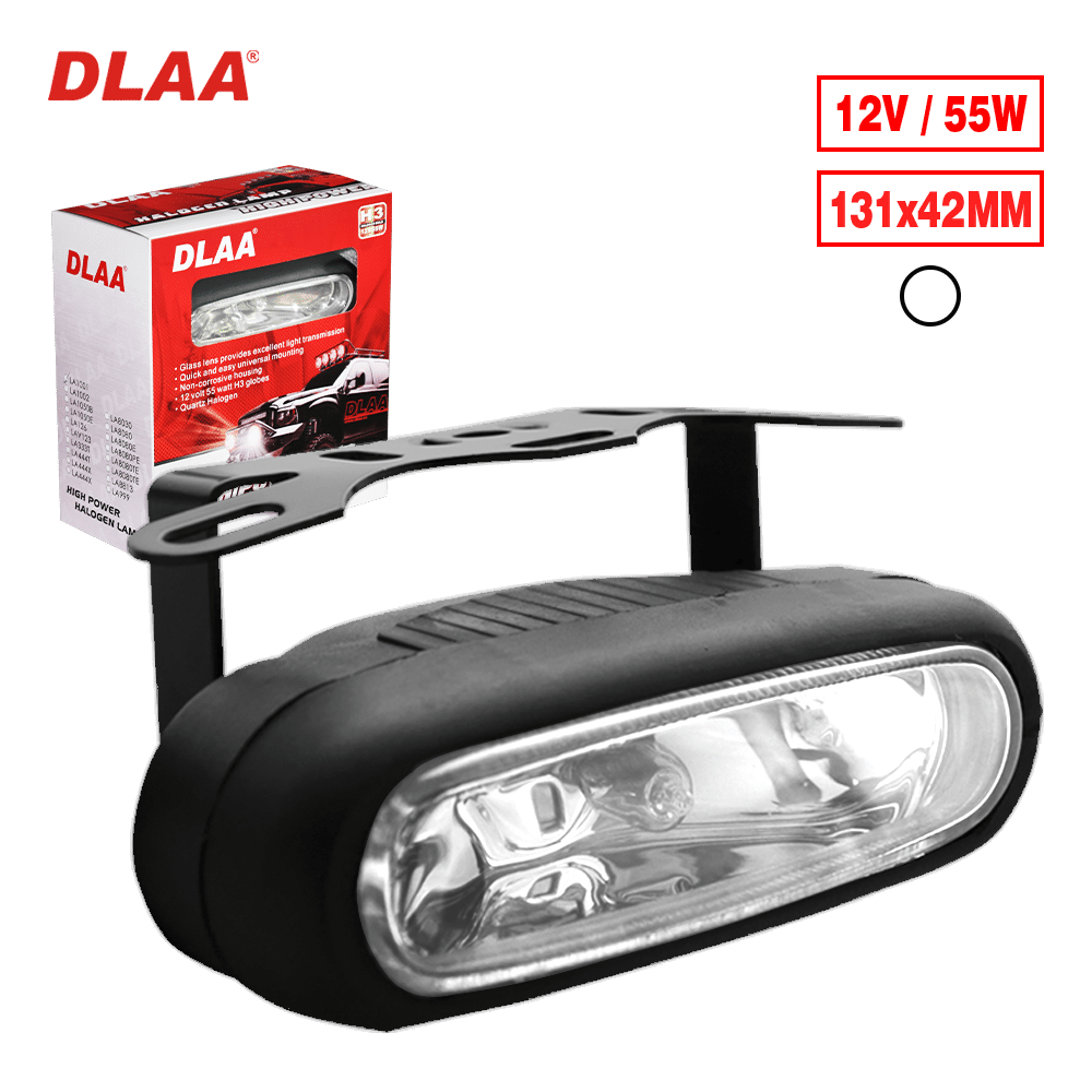 NEBLINERO OVALADO H3 12V 55W 131X42MM CLARO