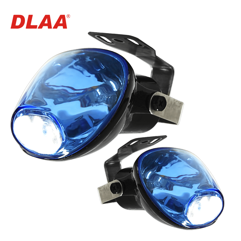 NEBLINERO C/LENTE H3 12V 55W 9CM/8CM AZUL