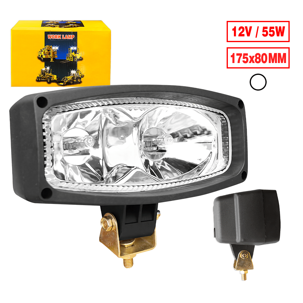 NEBLINERO DOBLE FOCO 12V 17.5CM CLARO