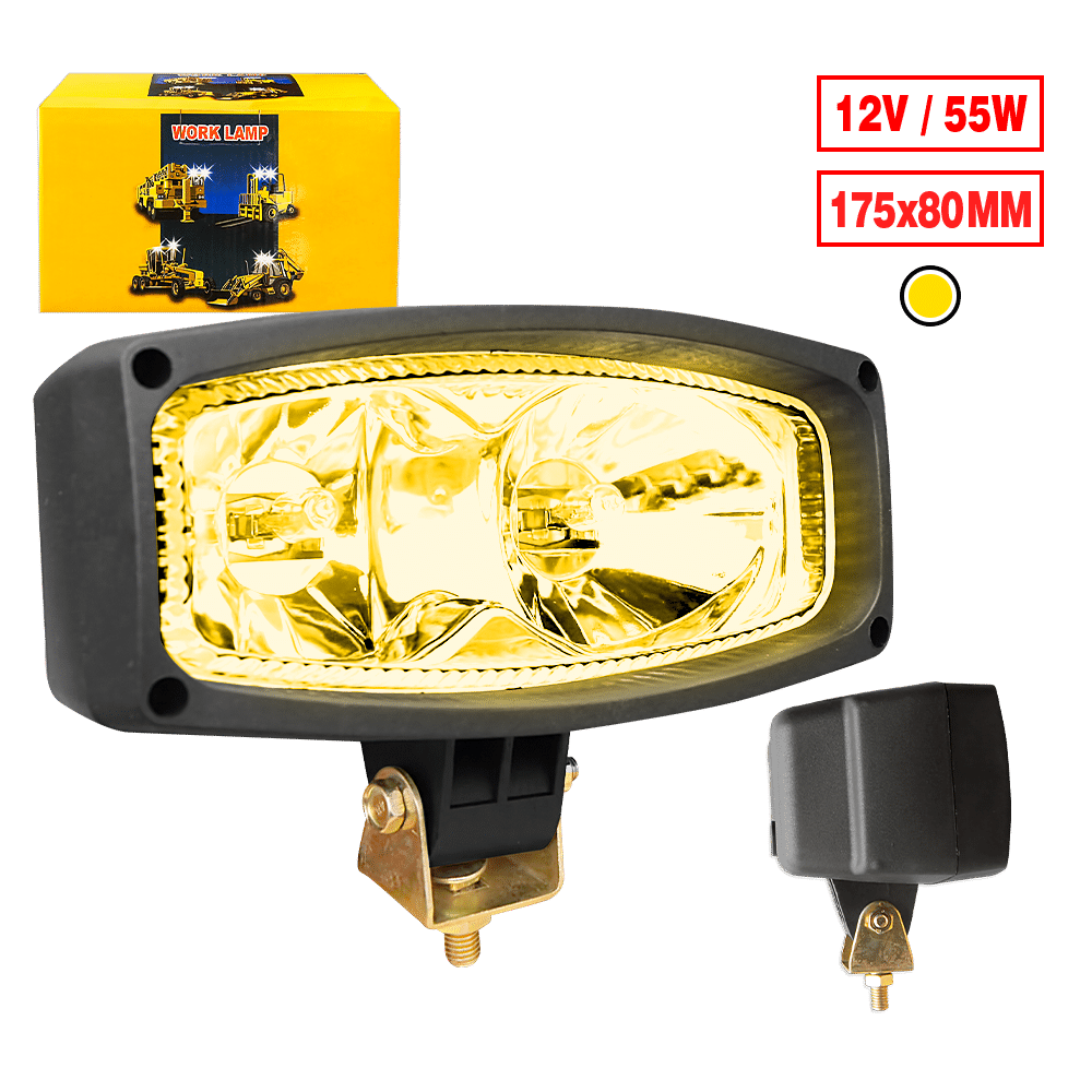 NEBLINERO DOBLE FOCO 12V 17.5CM AMARILLO