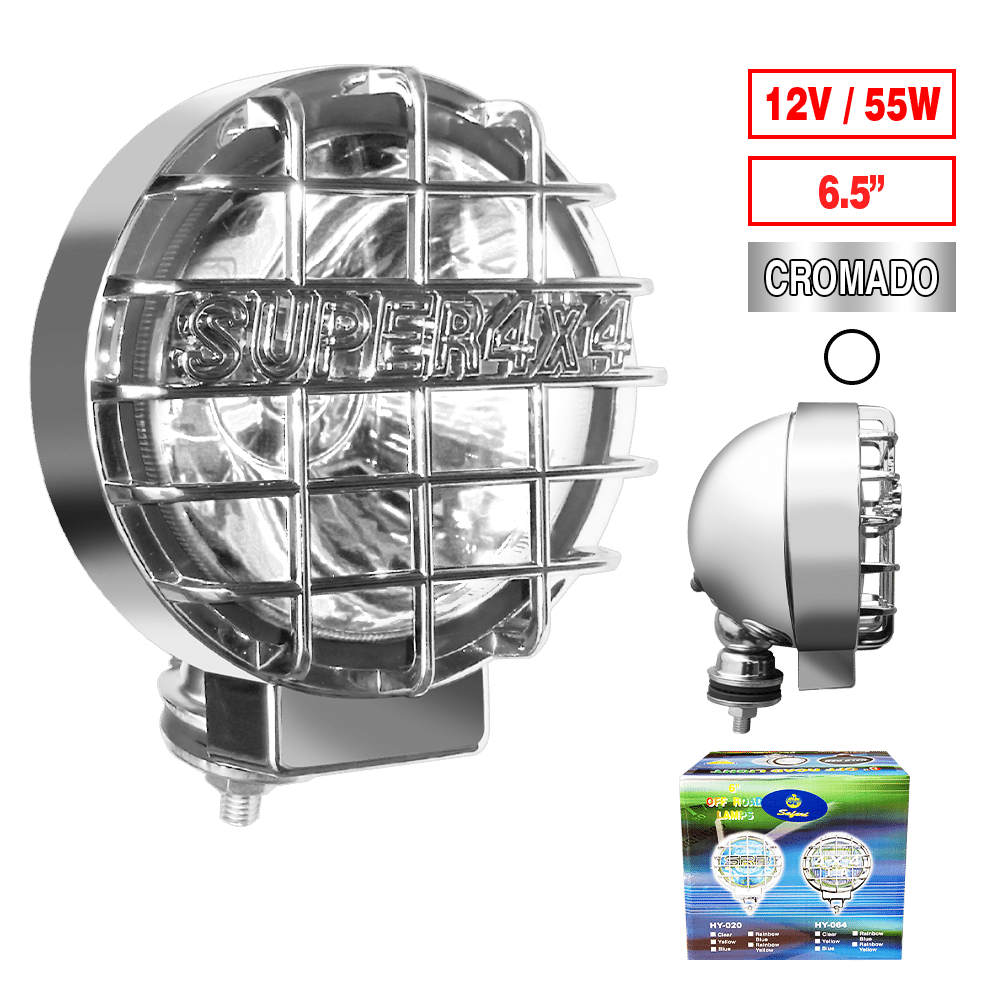 NEBLINERO 4X4 REDONDO 6.5PULG 12V CLARO