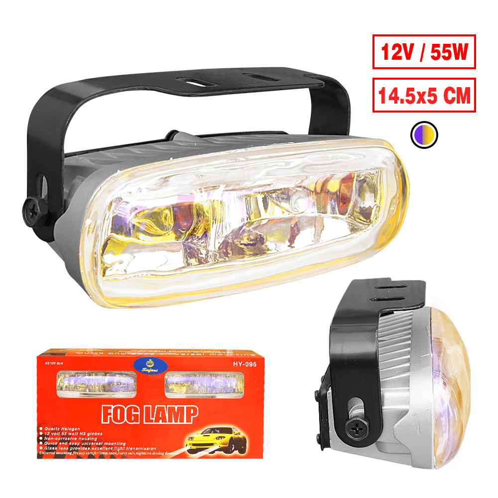 NEBLINERO ALUM DOBLE FOCO 14.5X5CM 12V TORNASOL