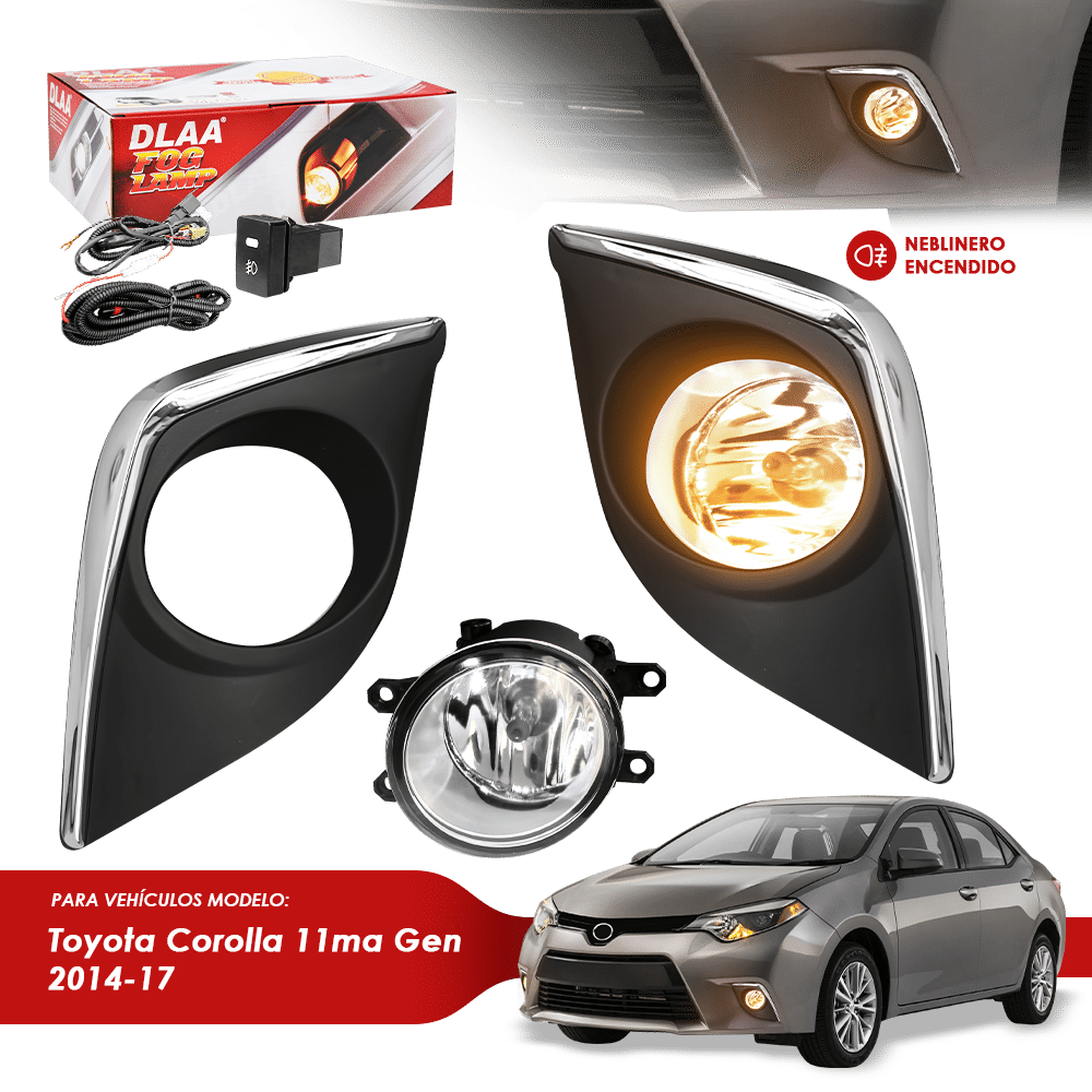 NEBLINERO SET COMPLETO TY COROLLA 11MA GEN 2014-17