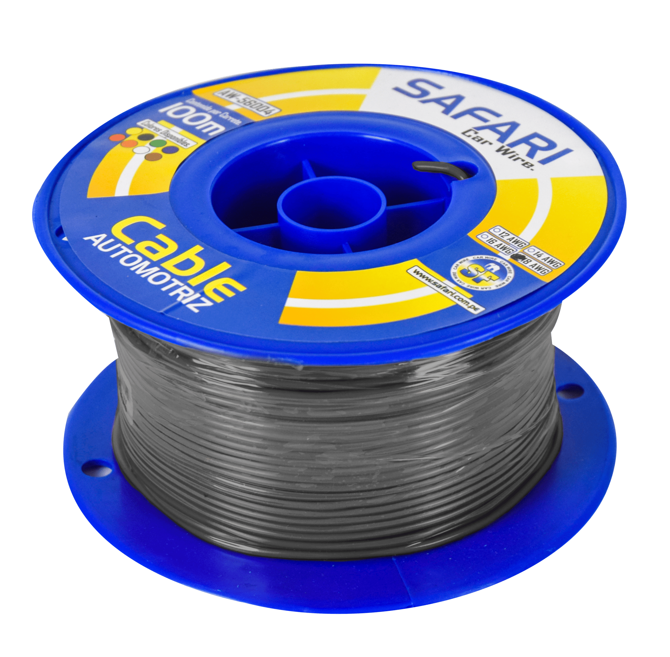 CABLE AUTOMOTRIZ 16AWG COBRE 0.19X16-100M NEG
