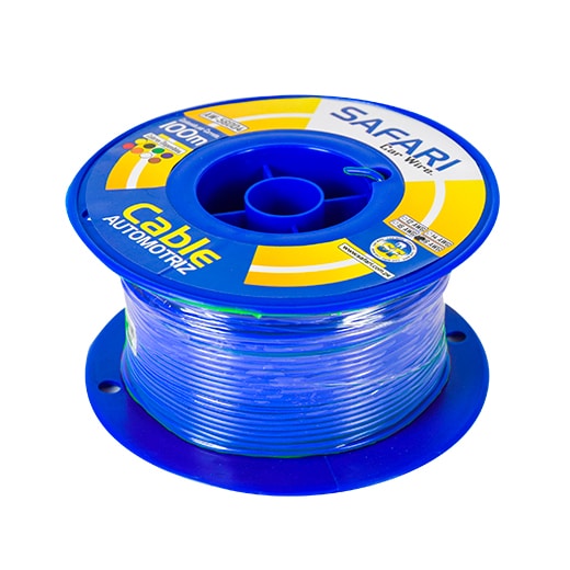 CABLE AUTOMOTRIZ 16AWG COBRE 0.19X16-100M AZU