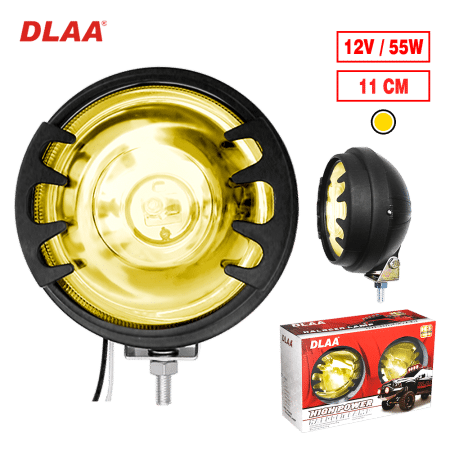 NEBLINERO REDONDO 4.5PULG (11CM) H3 12V 55W AMBAR