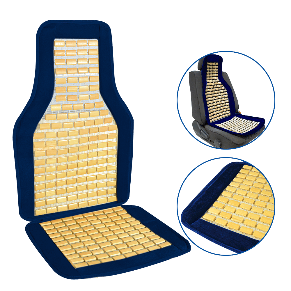 COJIN DE ASIENTO BAMBU AZUL