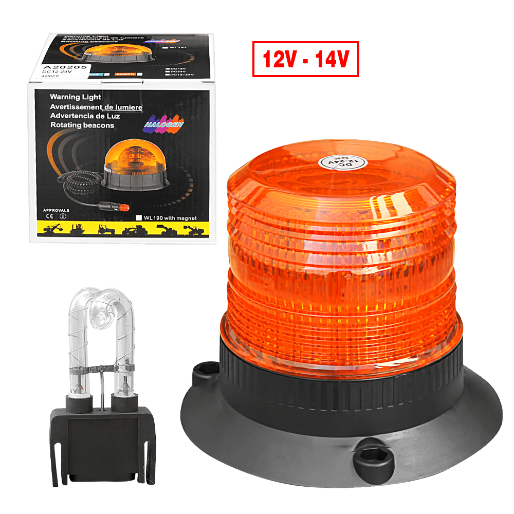 LUZ DE EMERGENCIA XENON 12-24V AMBAR