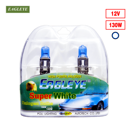 FOCO HALOGENO H3 12V 130W SUPER WHITE X2PZS