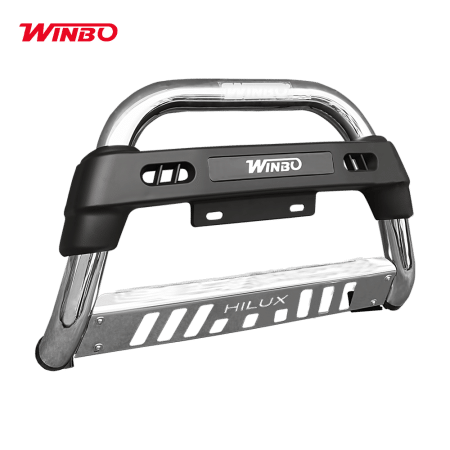 DEFENSA DELANTERA ACERO 3" TY HILUX VIGO 7MA GEN 2005-15