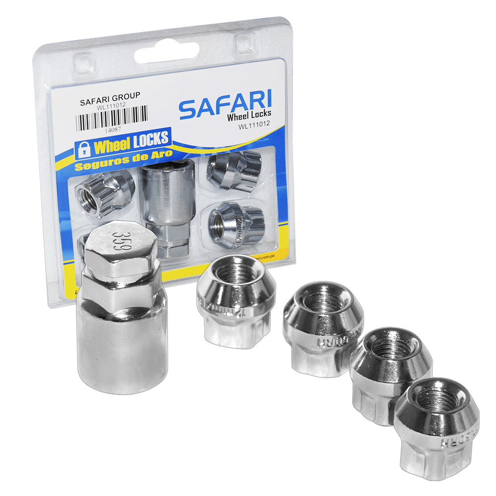 SEGURO DE RUEDA 12MMX1.50 ABIERTO 5 PIEZAS P/TOYOTA