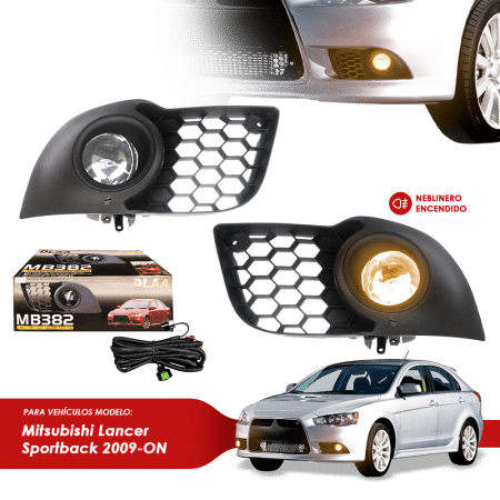NEBLINERO MITSUBISHI LANCER SPORTBLACK 2009-ON DLAA