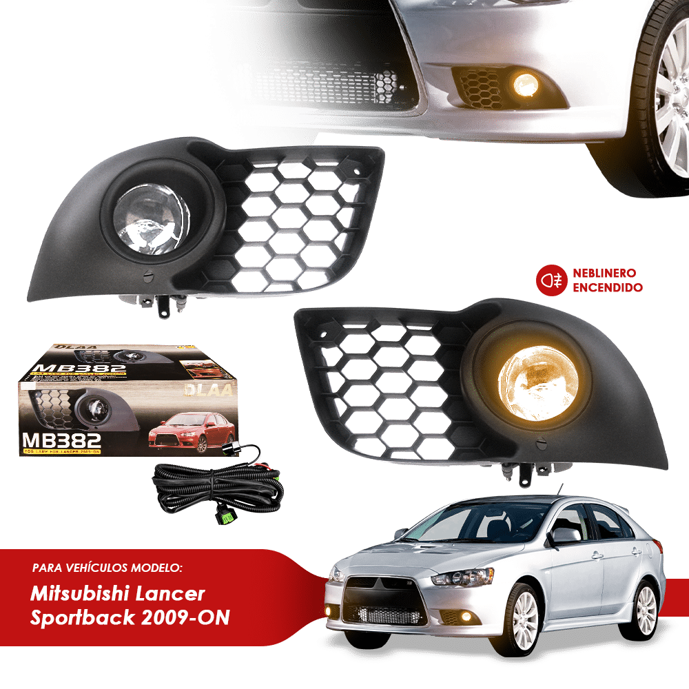 NEBLINERO MITSUBISHI LANCER SPORTBLACK 2009-ON DLAA