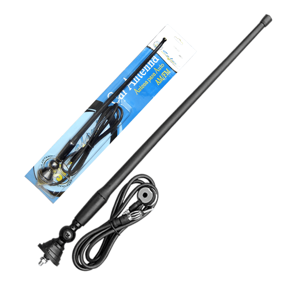 ANTENA COLA DE RATON NEGRA BOLSA