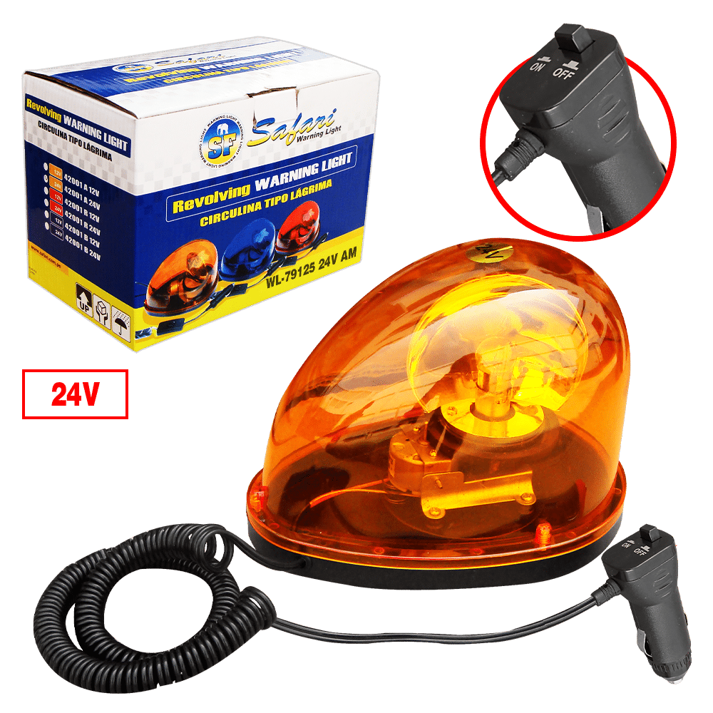 CIRCULINA LAGRIMA 24V AMBAR