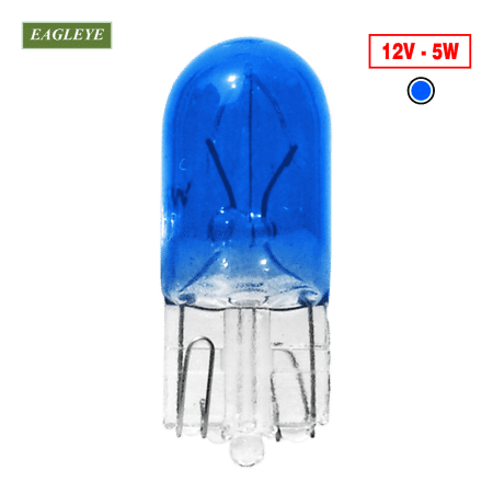 FOCO LAGRIMA T10 12V 5W AZUL X10PZS