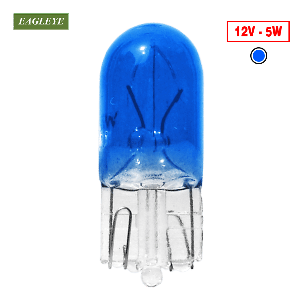 FOCO LAGRIMA T10 12V 5W AZUL X10PZS