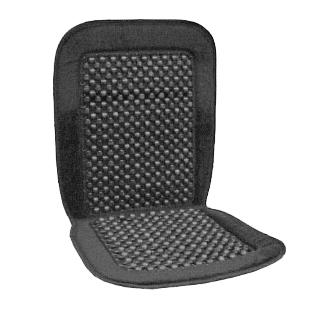 COJIN DE ASIENTO BOLITAS NEGRO