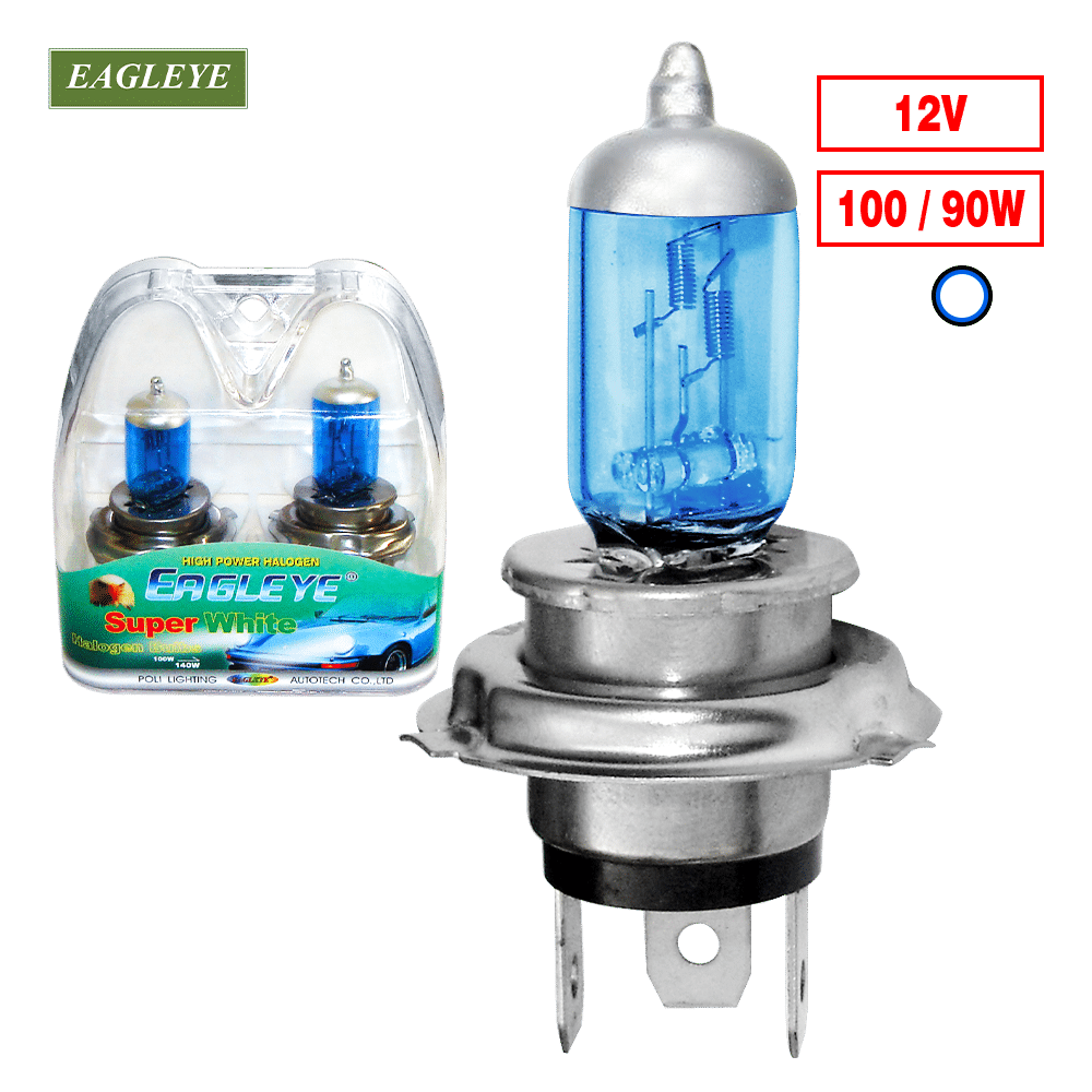 FOCO HALOGENO H4B 12V 100/90W P30T SUPER WHITE X2P