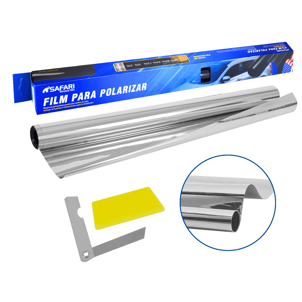 PAPEL POLARIZADO 3MX50CM V:10% IR:90% UV:90% D-SILVER