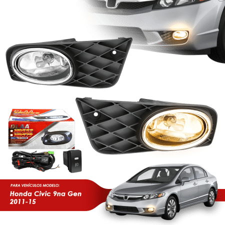 NEBLINERO SET COMPLETO HD CIVIC 9NA GEN 2011-15
