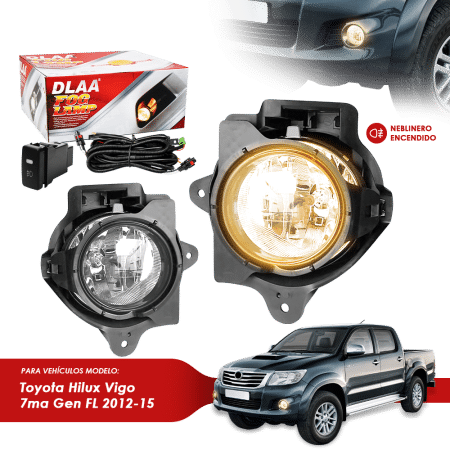 NEBLINERO SET COMPLETO TY HILUX VIGO 7MA GEN FL 2012-15