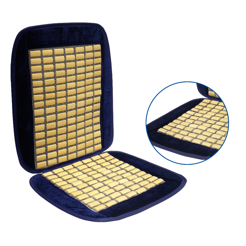 COJIN DE ASIENTO BAMBU AZUL