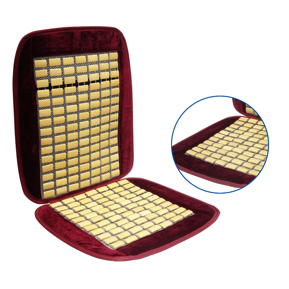 COJIN DE ASIENTO BAMBU GUINDA