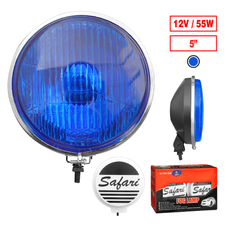 NEBLINERO REDON 06PULG C/TAPA 12V AZUL