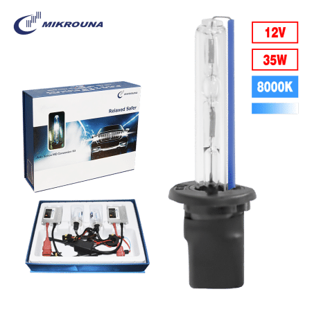 KIT HID H1 12V 35W 8000K C/BALASTRO SLIM
