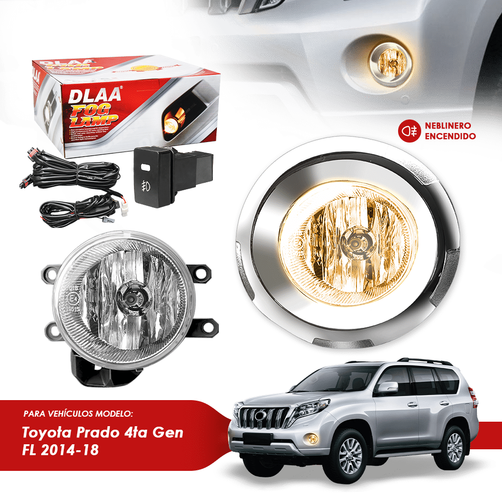 NEBLINERO SET COMPLETO TY PRADO 4TA GEN FL 2014-18