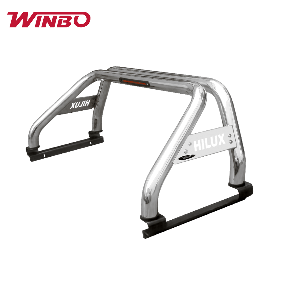 ANTIVUELCO ACERO C/LUZ TY HILUX VIGO 7MA GEN 2005-15