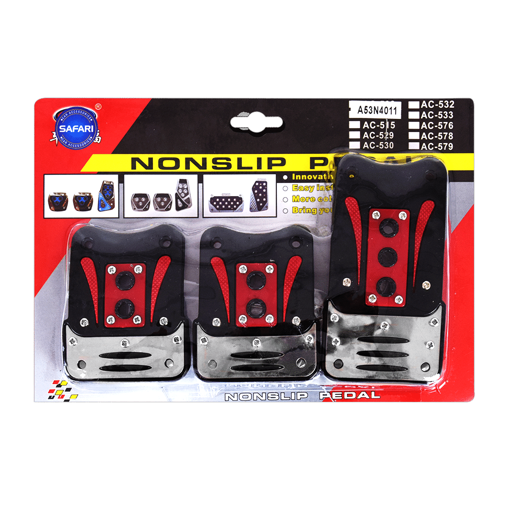 PEDAL DE ALUMINIO 3PCS/SET